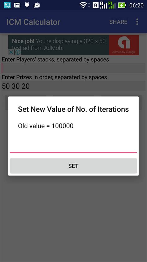 ICM Calculator .